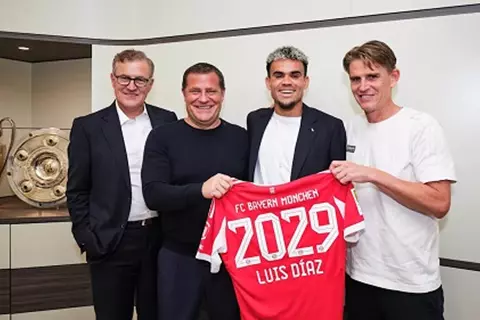 رسميًا.. بايرن ميونيخ يعلن التعاقد مع لويس دياز